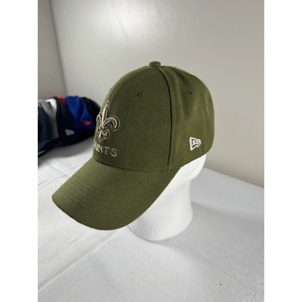 New Era New Orleans Saints NFL Salute to Service Olive Green 9FIFTY Snapback Hat